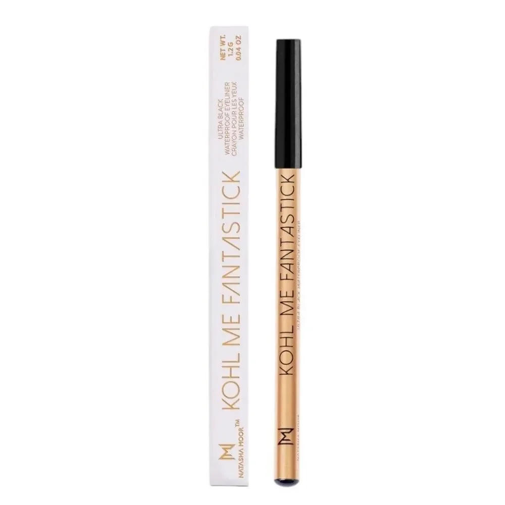 Natasha Moor Kohl Me Fantastik Waterproof Jet Black Eyeliner Pencil Paraben-Free